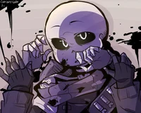 Emotionless ink sans