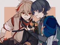 Kazuha e scaramouche