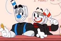 Cuphead and mugman