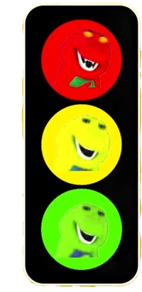 Traffic light Barney