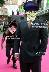 Murdoc and 2D
