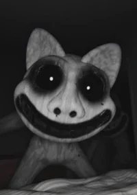 A creepy cat smile