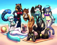 Female Group Furries