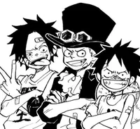 Ace Sabo and luffy