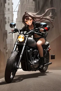 Biker girl