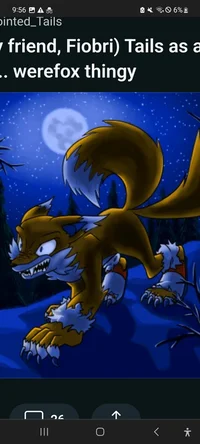 Tails the werefox