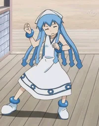 squid girl dancing