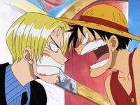 Sanji y Luffy