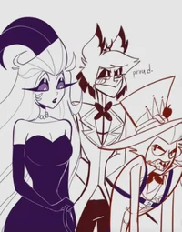 lucifer on a harness