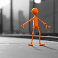 Google maps stickman