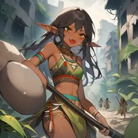 Oujodere Tribal Girl