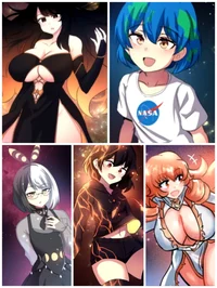 Galaxy Anime girls