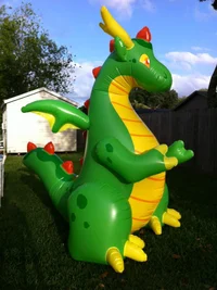 IW inflatable dragon