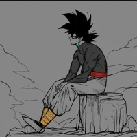 Sad goku black