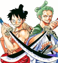 Zoro and Luffy