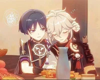 Kazuha e scaramouche