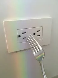 Fork and outlet
