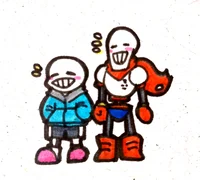 Sans and papyrus