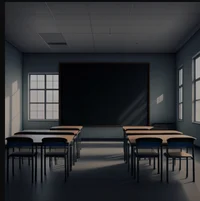 Chaotic classroom 
