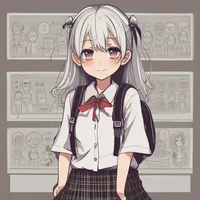 a normal school girl