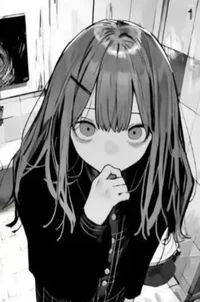 Nervous stalker girl
