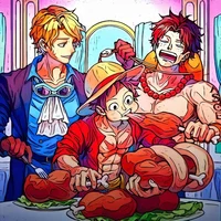 сабо луффи и эйс