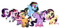 The Gothic Mane 6