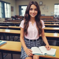 cutest girl in schol