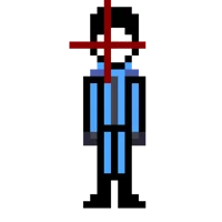 Pixelated Angry Guy