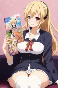 Mommy helps with toy