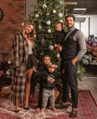 Husband and children