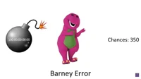 Barney Error