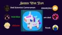 Skibidi War Team