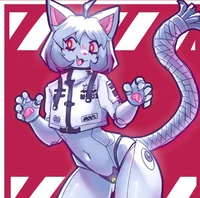 Robot cat girl