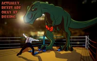 Boxing T-Rex
