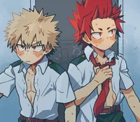 Kirishima et bakugo 