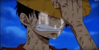 Luffy crying