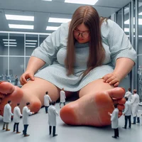 Giantess teen Growth