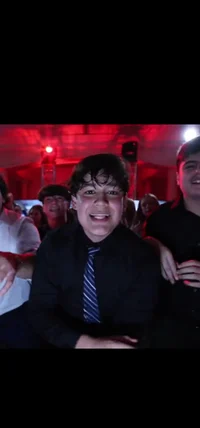 Blue tie kid