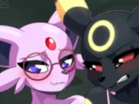 Espeon and Umbreon