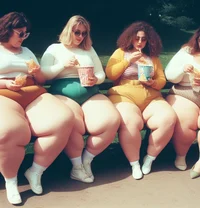01- Four obese girls