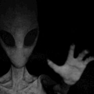 A grey alien