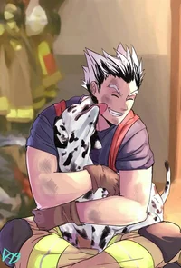 Bokuto You and puppy