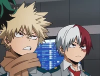 Bakugo y Todoroki 