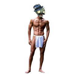 zombi adulto de bosq