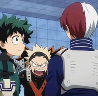 Shoto Bakugo y Deku