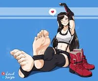 barefoot Tifa Lockha