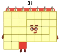 Numberblock 31