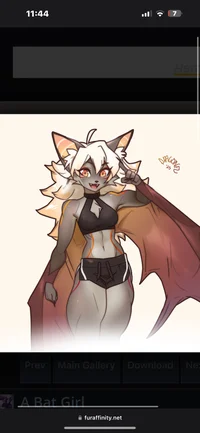 Bat anthro furry pet
