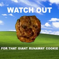Giant Runaway Cookie